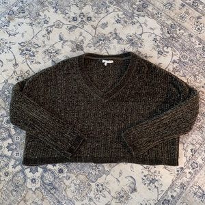 LA Hearts Army Green Sweater